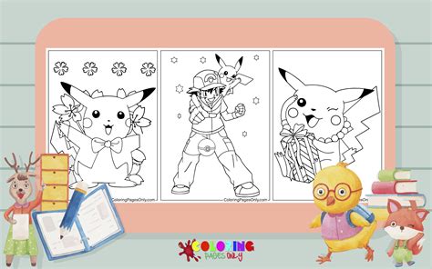 163 páginas para colorear de Pikachu